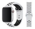 Original Apple Nike Sport Armband S/M + M/L 38/40/41mm Pure Platinum/Black