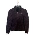 The North Face Fleecejacke Gr. S lila Damen Pullover Seitentasche Teddyfell