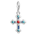 Thomas Sabo Charm Club - Charm - Ethno Kreuz bunt 1466-335-7