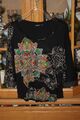 DESIGUAL   Damen Bluse  Gr  M   Oberweite 122 Schwarz   Sehr Gut