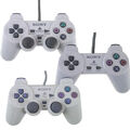 Original Sony Playstation 1 PSOne PS1 Dualshock Controller Grau Weiß Gebraucht