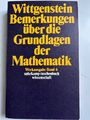 Bemerkungen über die Grundlagen der Mathematik. Schriften 6. Wittgenstein, Ludwi