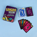 Mattel Games UNO Deluxe Reisespiel Sammelbox aus Metall, Kartenspiel