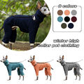 Hundemantel Winter Warmer Fleece Rollkragenpullover Whippet Greyhound Pullover