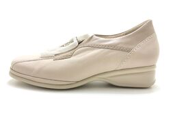 Semler Damen Halbschuh Schnürschuh Comfortschuh Beige Gr. 37,5 (UK 4,5)