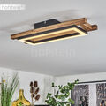 Holzoptik LED Wohn Schlaf Zimmer Lampe Decken Leuchte modern Flur Beleuchtung