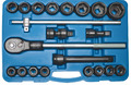 SW-Stahl 21 tlg Steckschlüsselsatz Impact 3/4" Ratschenkasten Knarrenkasten 