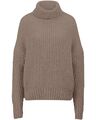 FYNCH-HATTON Grobstrickpullover Rollkragen Langarm Pullover|Strickpullover Damen