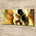 Leinwandbild Kunst-Druck 125x50 Bilder Kunst Goldenes Licht