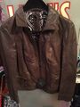 Tolle Leder-Jacke von „Milestone" Gr.40 NP 300€ NEU. Lammleder, Braun