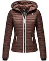 Navahoo Damen Jacke Steppjacke Übergangsjacke gesteppt Frühling Kapuze NEU B811