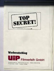 Top Secret - Val Kilmer - Lucy Gutteridge - Omar Sharif - Werberatschlag