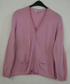 GERRY WEBER EDITION Strickjacke Rosa Weich Wollmischung mit KASCHMIR Größe 46/48