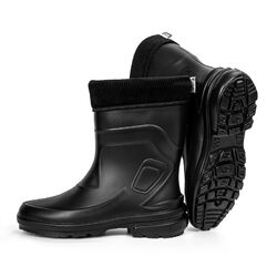 Gummistiefel Damen Thermostiefel gefüttert Leicht EVA Stiefel Winterstiefel