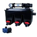 T.I.P. Profi Teichfilter-Set - Für 30.000 l Teich,  UV-C 24 W,