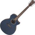 Ibanez AE100-DBF Gitarre Cutaway Tonabnehmer Fichte Okoume Dark Tide Blue Flat