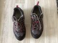 Salomon Damen Wanderschuhe Gr 40 2/3  Farbe/Grau/Schwarz Weinrot  TOP Zustand 👍