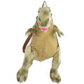 Kögler Plüsch Kinder Rucksack Dinorucksack T-REX beige mit Tragegriff 25x40x50cm