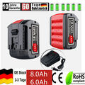  Für Bosch Ersatz Akku18V 6.0Ah/8.0Ah Professional BAT618 BAT609 GBA GSR GSB DE.