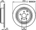 2x BREMSSCHEIBE BOSCH 0986478435 2 BREMSSCHEIBEN