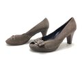 Paul Green Damen Pumps Gr. 40,5 High Heels Absatzschuh Blockabsatz Komfort Braun