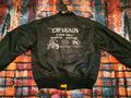 CHEVIGNON FLYING WEAR BOMBER VINTAGE JACKE Grösse XL SCHWARZ ROAD CLUB