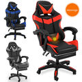 Massagegerät  Ergonomischer Gaming Stuhl Schreibtischstuhl Computerstuhl 150KG