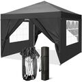 Faltpavillon 3x3m-3x9m Wasserdicht Partyzelt Gartenzelt Pavillon Pop-up Festzelt