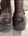 UGG STIEFEL W THOMSEN BRAUN LAMMFELL  DAMEN GR. 38  (dc57)