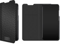 Black Rock Flex Carbon Booklet Klapphülle Case Schwarz für Samsung Galaxy A53 5G