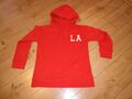 Hoodie Baumwolle Orange Gr. S