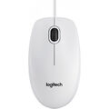 Maus Logitech Optical Mouse B100 Business White Weiss USB Anschluss Computer PC