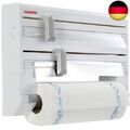 Leifheit Wandrollenhalter Parat ComfortLine-Serie für 3 Rollen, saubere 