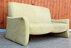 Designer Sofa 2 Sitzer Lounge Couch 70er Space Age 70s