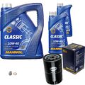 SCT Germany Ölfilter 7 L MANNOL Classic 10W-40 für Mercedes 190 W201 E 1.8