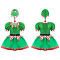 Kinder Mädchen Kleid Mit Hut Silvester Festkleid Modern Trikot Elf Kleider