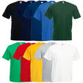 10 Fruit of the Loom T-Shirt Herren T-Shirts Gr. S M L XL XXL 3XL 4XL 5XL NEU