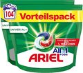 Ariel All-in-1 PODS Universal + Waschmittel Wäsche 104 Waschladungen 2er Pack