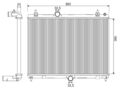 VALEO Motorkühler Wasserkühler 701957 Aluminium für PEUGEOT 508 1 SW 407 HDi THP
