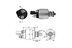 ERA Magnetschalter Starter ZM1498 für VW GOLF 5 1K1 PLUS 5M1 521 JETTA 3 1K2 6 2