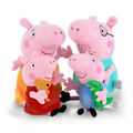 4PCS Schweine Peppa Wutz Pig Familie Plüschtiere Plüsch Eltern Puppe Stofftier D