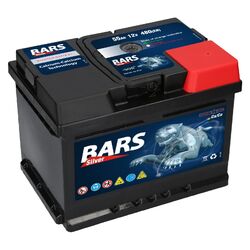 Starterbatterie BARS 12V 55 Ah Autobatterie Top Angebot gefüllt u. geladen NEU