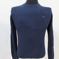 Tommy Hilfiger Herren Crew Baumwolle Pullover Marineblau Brustumfang 42/44 UK Large Sku 7544