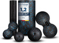 Fas Fit Faszienrolle Faszienball Selbst-Massage Set Blau 6Teilig – Faszien-Set F