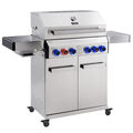 B-Ware TAINO PLATINUM 4+2 Gasgrill Edelstahl BBQ Sear Zone Backburner Griller