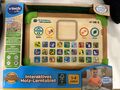 Vtech Baby Interaktives Tablet Lerntablet aus Holz Natur Musik Tiere für Kinder