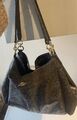 COACH Damenhandtasche aus Leder, schwarz Top 