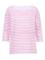 Dress In Shirt mit Streifen Weiß/Pink Gr 36,42,44,46,48,50,54