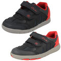 JUNGEN CLARKS REX PLAY KINDER HOOK & LOOP FREIZEIT JUNIOR SCHUHE LEDER TRAINER GRÖSSE