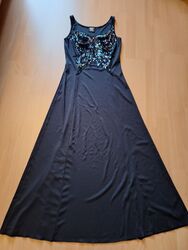 Kleid Madeleine schwarz mit Pailetten Gr. 36